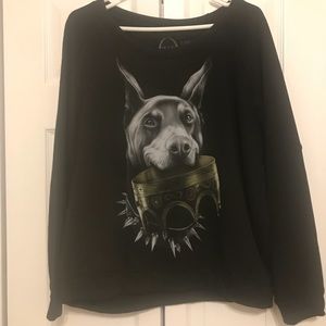 Unisex crew neck pullover sweatshirt